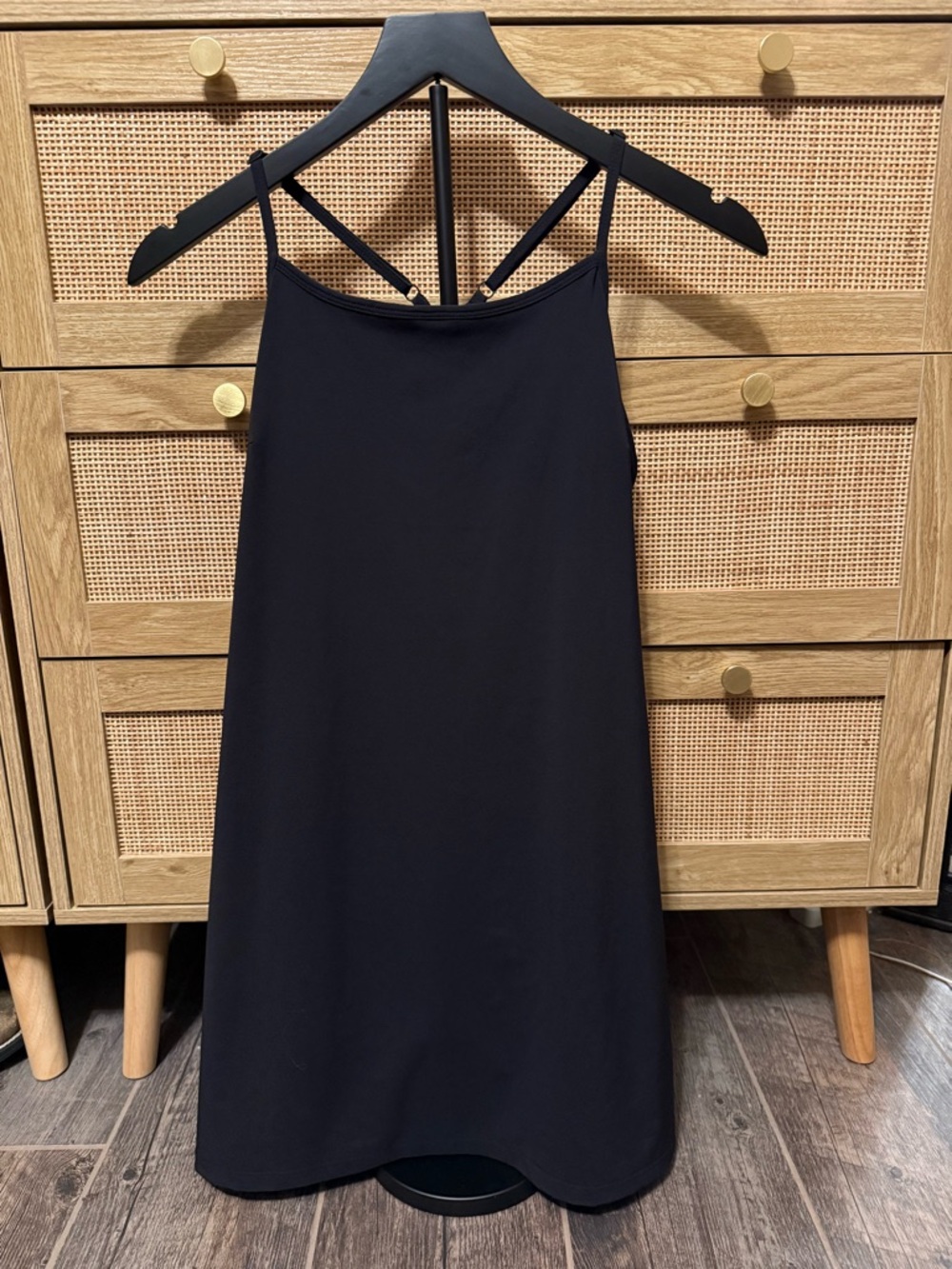 all in motion Black Strappy Mini Dress